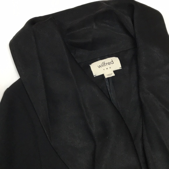 Wilfred chevalier black blazer silk color - Picture 3 of 3